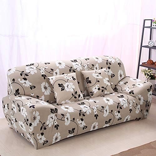Ericcay Stretchable Non Slip And Elastic Sofa Slipcover Polyester For One Seater Two Seater And Three Seater. (Color : Type:C, Size : 3-Seat)