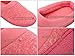 HomeTop Women's Comfort Slip On Memory Foam French Terry Lining Indoor Clog House Slippers (M /7-8 B(M) US, Red)