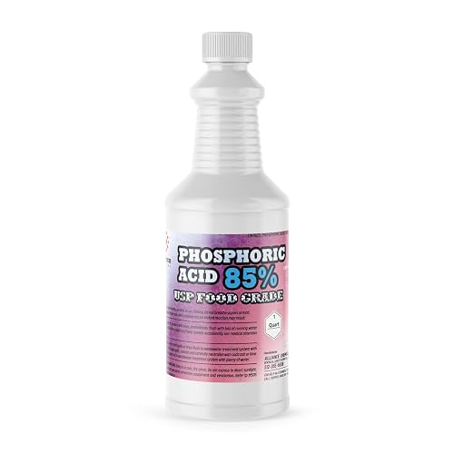 Pst Cleaner Phosphoric Acid 85% - USP Food Grade - 1 Quart - 85% Phosphoric Acid ...