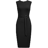 REPHYLLIS Women's Crewneck Sleeveless Wedding Guest Formal Cocktail Dresses