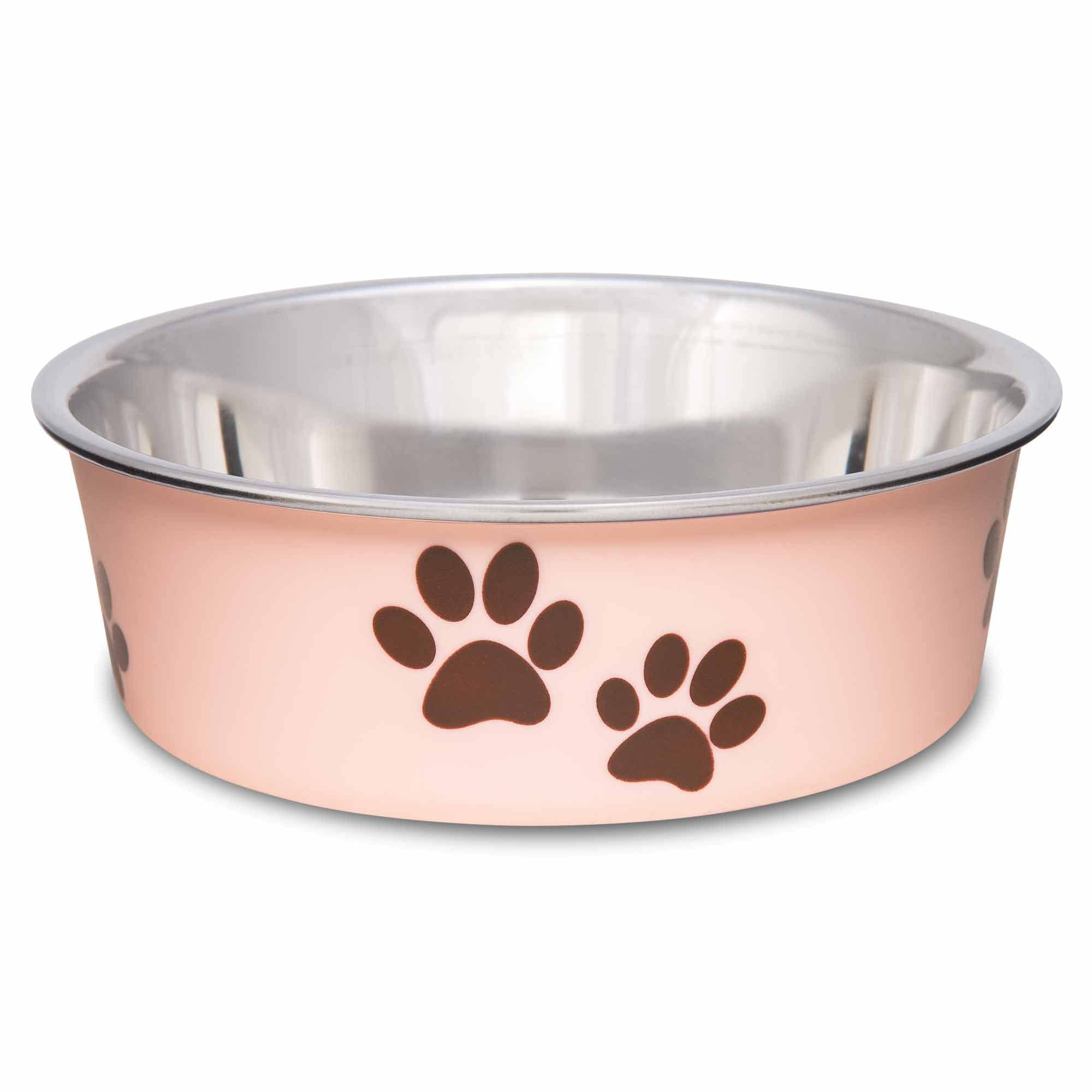 Photo 1 of Loving Pets Bella Dog Bowls- Stainless Steel Dog & Cat Bowls - Spill Proof Dog Food Bowl, Cat Bowl, Puppy Essentials & Pet Supplies Great for Home & Travel (Small 10-20 lbs, Paparazzi Pink)