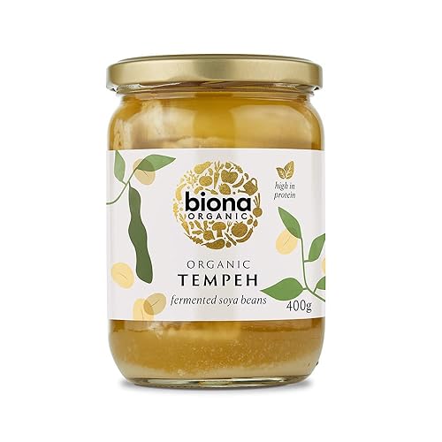 Biona Organic Tempeh,Organic Fermented Whole Soya Beans, 6 x 400g