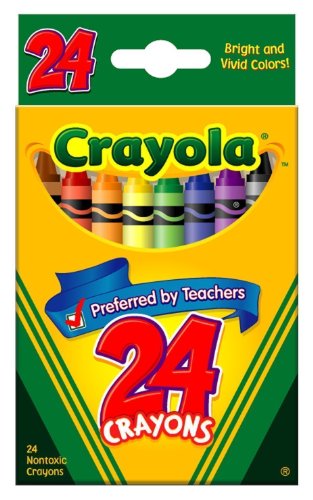 Crayola Crayons 24 Count Box- (6-pack)