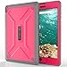Google Nexus 9 Case - Poetic Google Nexus 9 Case [Revolution Series] - [Heavy Duty] [Dual Layer] [Screen Shield] Protective Hybrid Case with Built-In Screen Protector for Google Nexus 9 Pink/Gray (3 Year Manufacturer Warranty From Poetic)