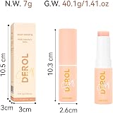 HQDA Multi Balm Stick 2pcs Hydrating Moisturizing Solid Cream for Face Lips Eyes view 7