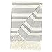 Amazon Brand – Stone & Beam Striped Throw Blanket, Soft and Easy Care, 80
