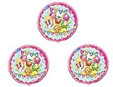 Set of Three...SHOPKINS BIRTHDAY PARTY Balloons Decorations Supplies Cupcake Cookie