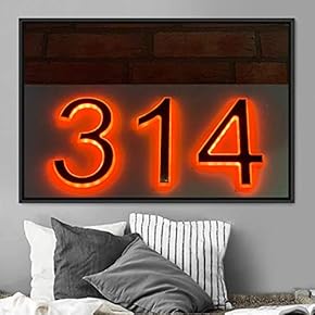 signwin Framed Canvas Wall Art Illuminated Words 3D...