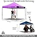 ABCCANOPY Patio Pop Up Canopy Tent 10x10 Commercial-Series (Purple)
