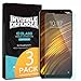 Ringke Invisible Defender Glass 3 Pack Compatible with Xiaomi Pocophone F1 Tempered Glass Screen Protector, Ultimate Clear Shield, High Definition Quality, 9H Hardness Technology for Poco F1