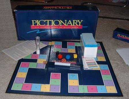 Pictionary, the Classic Game of Quickdraw (Updated for the 90's)