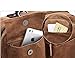 Aidonger Vintage Canvas School Backpack Laptop Backpack (Dark blue)