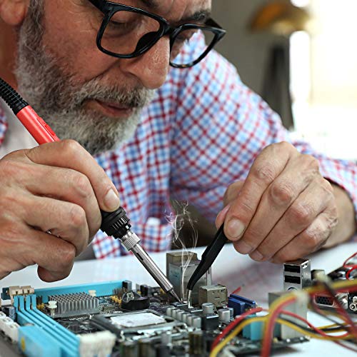 Soldering Iron Kit for Electronics, Yome 19in1 60w Adjustable