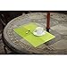 REACHS Placemats Sets of 6, Place Mats for Dining Table or Kitchen, Washable Vinyl Placemats for Dining Table, Set of 6 (Green)