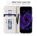 FYY Designed for Samsung Galaxy S8 Case, PU Leather Wallet Phone Case with Card Holder Flip Protective Case Cover [Kickstand Feature][Wrist Strap] for Samsung Galaxy S8 Purple