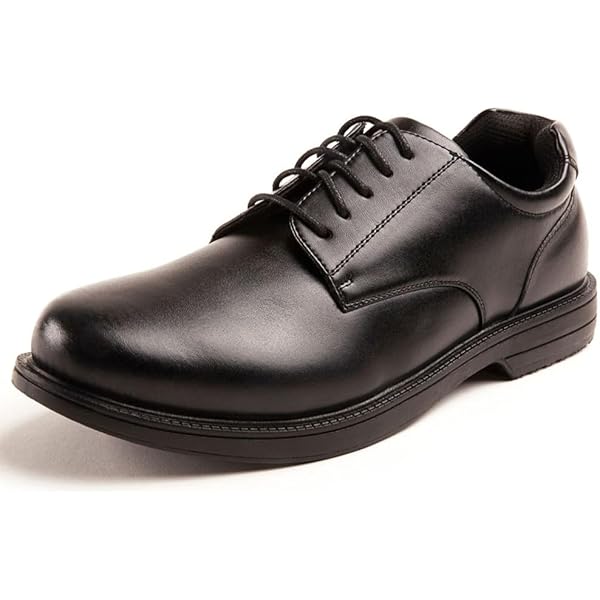 black dress shoes walmart Amazon.com | Black Dress Shoes for Men Fashion Oxfords Classic Lace up Shoe  Heel Pad Design for Formal Occasions Work Footwear