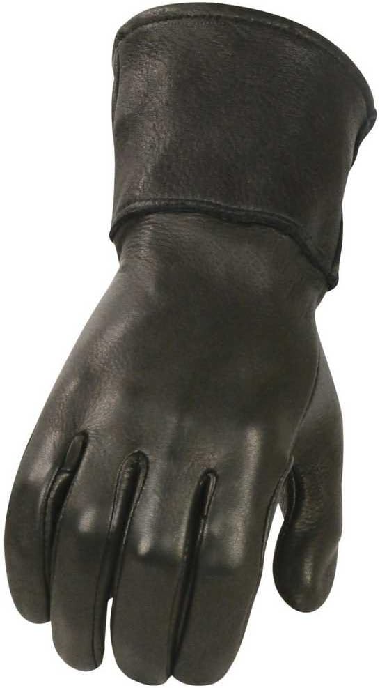 Milwaukee Leather Men's Deerskin Leather Thermal Gauntlet Gloves (M): Milwaukee Leather: Automotive