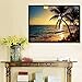 DIY Diamond Painting with Numbering Kit, 5D Full Diamond Round Rhinestones Adult Painting Diamond Painting Kit Sandy Beach Cross Stitch Art Craft Home Living Room Room Wall Decor,12x18 Inch
