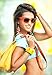 8 Pack Orange Square Adult / Teens Party Sunglasses Bulk Wholesale