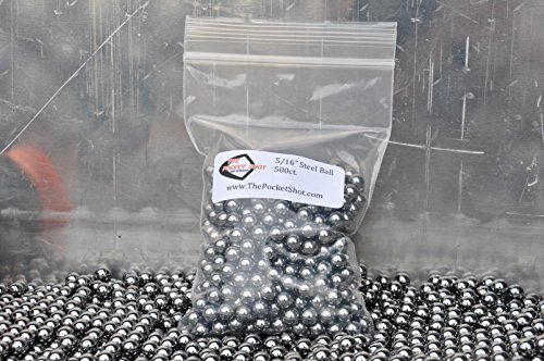 Steel 5/16 inch slingshot ammo (500 count)