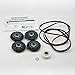 AP3109602 NEW FACTORY ORIGINAL OEM FSP WHIRLPOOL KENMORE MAYTAG ROPER ESTATE KITCHENAID MAGIC CHEF CLOTHES DRYER REPAIR KIT ( Includes (1) 661570 Belt (4) 3396802 Rollers (1) 3388672 Idler (8) 690997 Tri Rings (1) 233520 Washer (1) 279909 Instruction Sheet