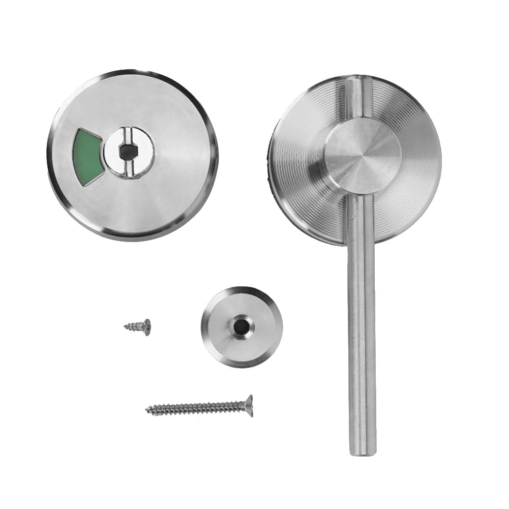Indicator Door Lock, Toilet Cubicle Door Locks, Indicator Bolt Vacant Engaged Bathroom Privacy WC Toilet Door Lock