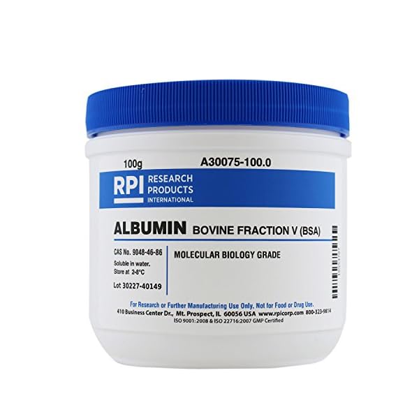 Albumin, Bovine Fraction V [BSA], 100 Grams