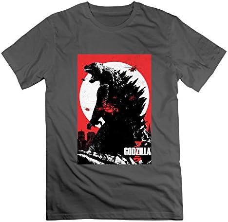 Godzilla Rising O Neck Unique Tees Crew NeckMen