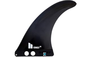 FCS II Connect GF Longboard Fin – Beginner-Friendly Glass Flex Longboard Fin for Smooth Turns, Speed & Easy Control (Multiple Sizes)