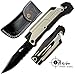 Best Tactical Survival Knife 5-in-1 Tactical Pocket Folding Knife with LED Light, Seatbelt Cutter, Glass Breaker & Magnesium Fire Starter With Prime Quality Leather Cover