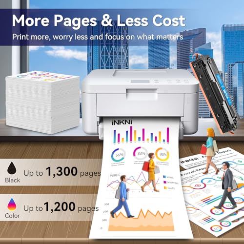 219A (Mit Chip) Kompatible für 219X 219A Toner Set für HP Color LaserJet Pro MFP 3302FDWG 3302FDW 3302SDW 3302SDWG 3302SDWG 3302FDN 3302FDNG 3202DN 3202DW für W2190A W2191A W2192A W2193A,4er-Pack