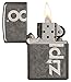 Zippo Logo Black Ice Pocket Lighter