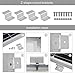 ECO-WORTHY 100 Watt Solar Panel Off Grid RV Boat Kit - 100 Watt Solar Panel+20A LCD Display Charge Controller +Z Brackets