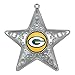 NFL Green Bay Packers Silver Star Ornament, Small, Silver
