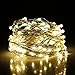 8 Modes String Lights,eTopxizu 33ft 100LED Warm White Battery Operated Powered Copper Wire Starry String Lights With Remote for Outdoor,Indoor,Wedding,Christmas,Party warm,Home,Bedroom,Living Room