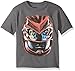 Power Rangers Little Boys Short-Sleeve Tee, Charcoal, M-5/6