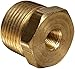 Anderson Metals-56110-0604 Brass Pipe Fitting, Hex Bushing, 3/8