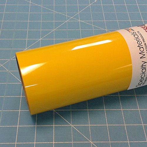 ThermoFlex Plus Medium Yellow 15'' x 3' Iron on Heat Transfer Vinyl