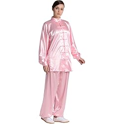 ZooBoo Unisex Korean Silk Tai Chi Uniforms Kung Fu