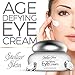 Eye Cream With Hyaluronic Acid – Anti Aging Skin Care Moisturizer For Fine Lines, Wrinkles And Under Eye Dark Circles, Made in USA