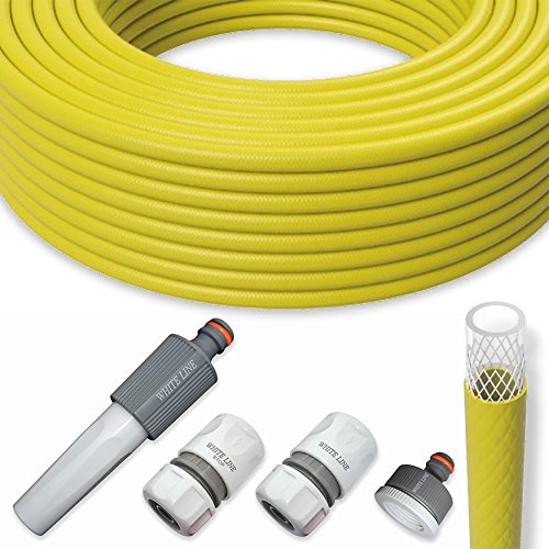 Naka24 Tubo Da Giardino Carbon 4 Strati: Flessibile, Resistente Al Gelo E Anti-UV, Lunghezze Da 15 A 50m.