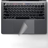 Se7enline MacBook Pro Touch Bar/Track Pad Protector Smooth Surface for MacBook Pro 13 inch 2016 2017 2018 Model A1706/A1989/A2159,Clear/Transparent