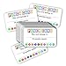 PARTH IMPEX Punch Cards (Pack of 100) Incentive Loyalty Reward Card for Classroom Business Kids Behavior Students Teachers - 3.5