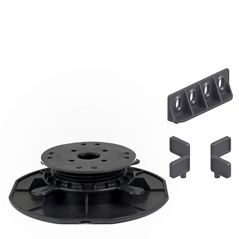 25 Stück Trevendo® Universal Stelzlager & Plattenlager M 30-45 mm für Holz, WPC und Stein