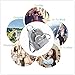 Cute Small Backpack Mini Purse Casual Daypacks Leather for Teen Girls and Women (Grey)