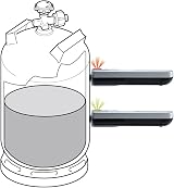 Truma Gas Content Meter Level Check Gas Bottle Camping Level Meter view 3