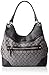 Nine West 9 Jacquard Shoulder Bag, Black/Grey Metallic/Black