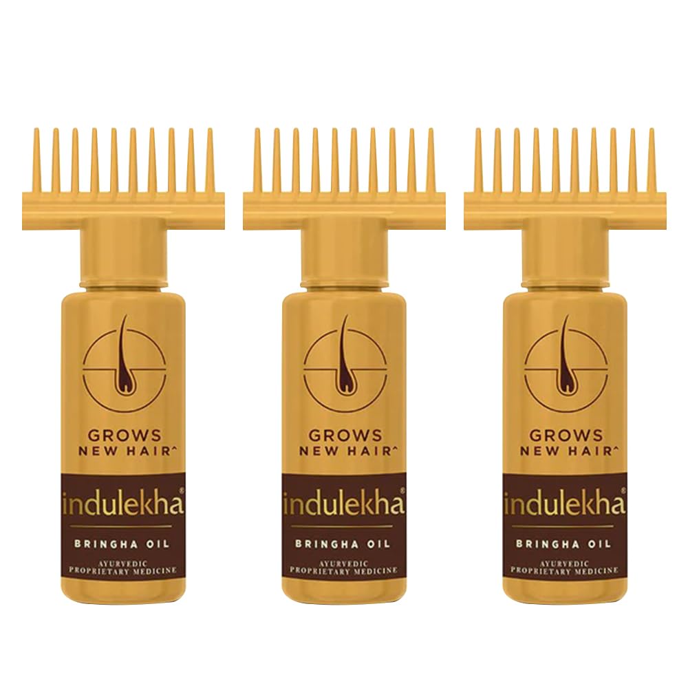 3 x Indulekha Bringha Complete Hair Care Oil 100ml (Pack of 3) by Indulekha