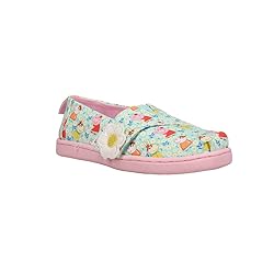 TOMS Kids Girls Peppa X Alpargata Slip On Flats