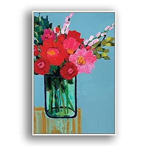 Framed Canvas Wall Art for Living Room, Bedroom Minimalist Abstract Canvas Prints for Modern Home Decoration Ready to Hang - 16"x24" inches